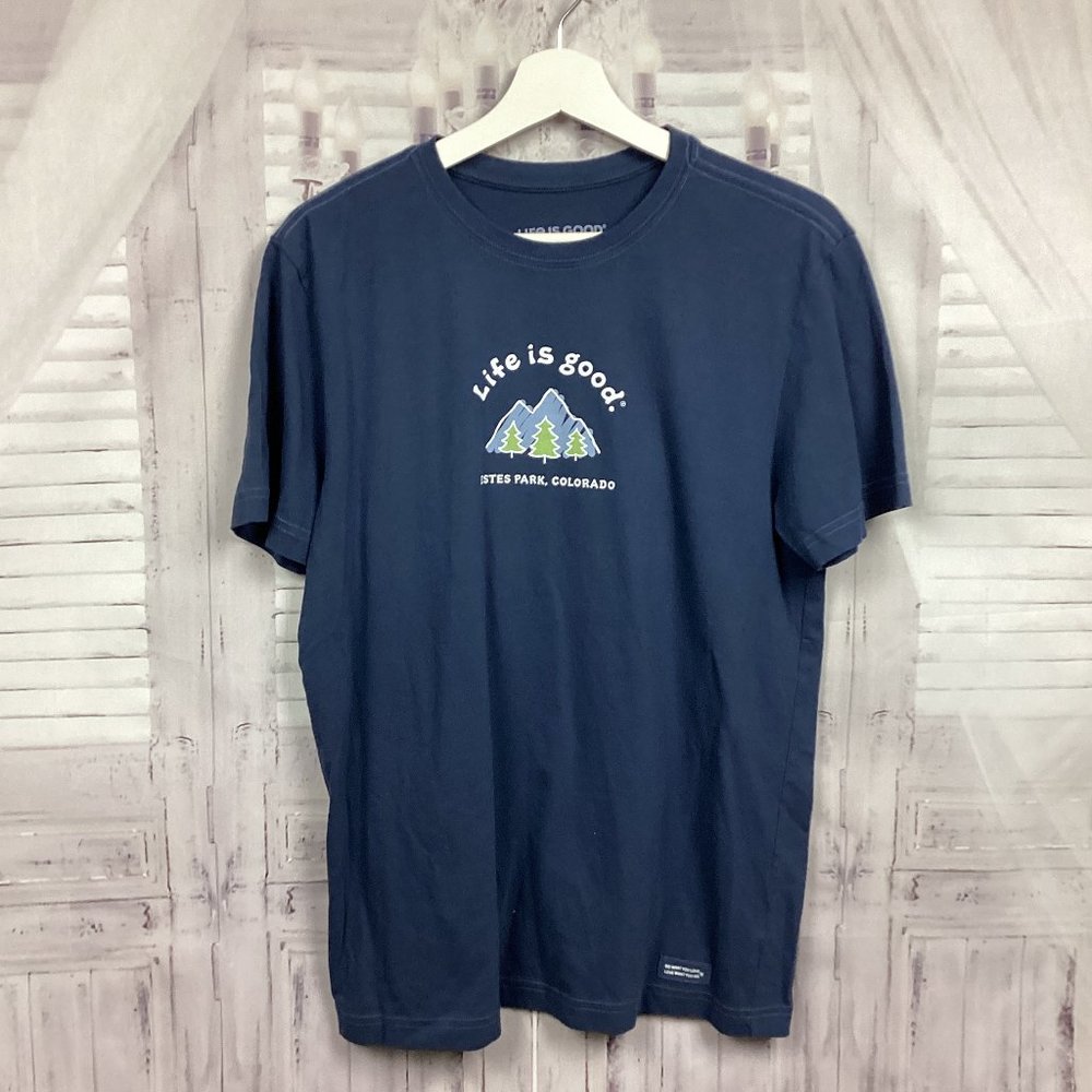 Life Is Good: Estes Park Colorado Tee Shirt S